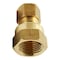 Thrifco Plumbing No. 66 5/16 Inch x 3/8 Inch Lead-Free Brass Compression FIP Adapte 4401352 - alternate 5